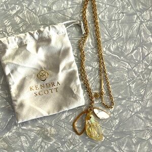 Kendra Scott Mckenna 14K Gold-Plated Charm
Necklace NWT
